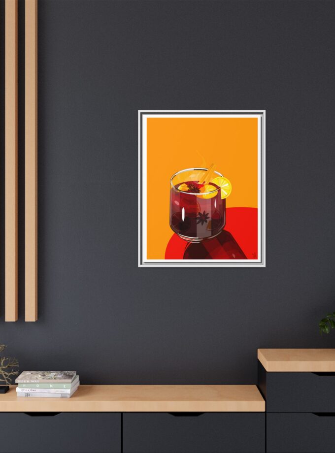 Mulled Wine Canvas, Framed