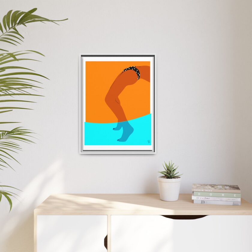 Pool Bridge Canvas, Framed - Image 51