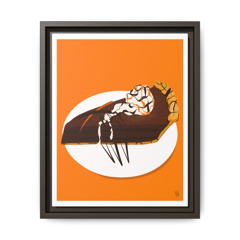 Chocolate Pie Canvas, Framed - Image 21