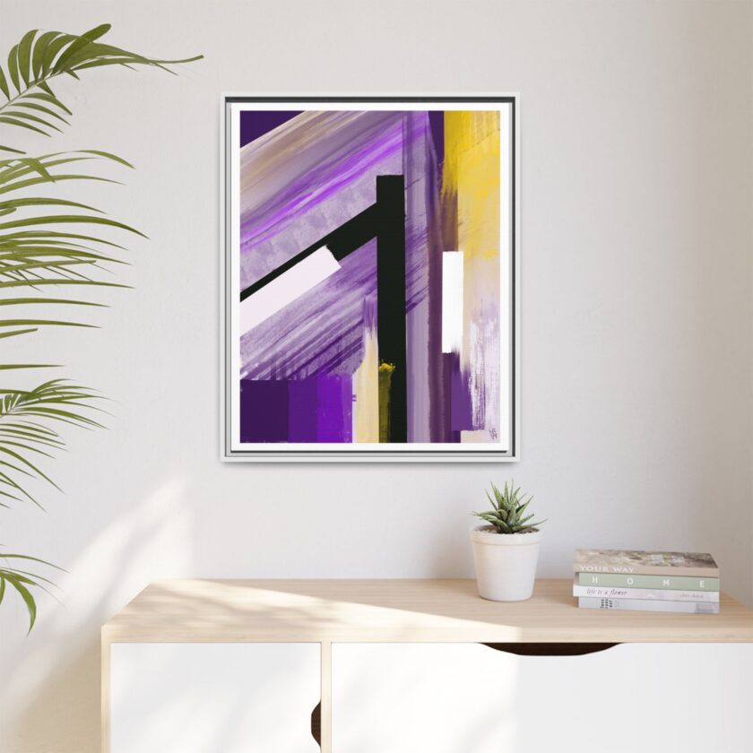 Lilac Canvas, Framed - Image 71