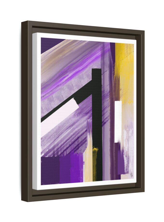 Lilac Canvas, Framed