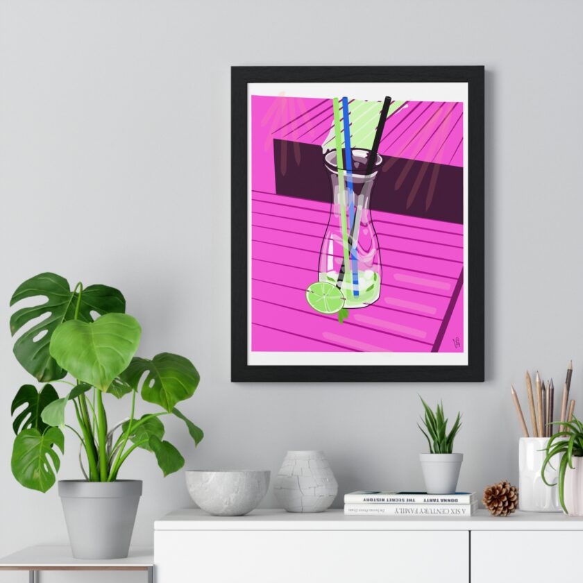 Mojito In Starigrad Poster, Framed - Image 2