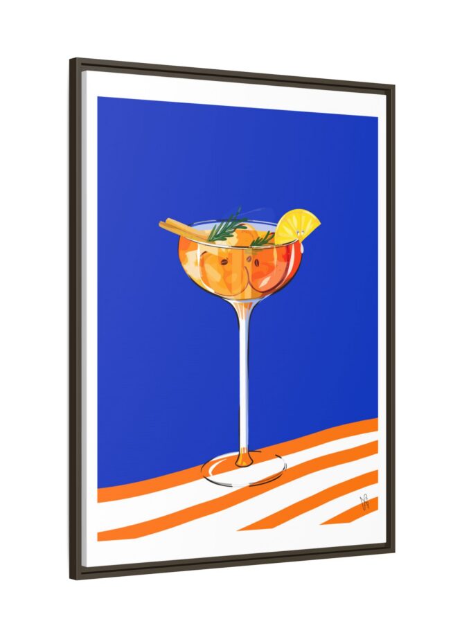 Apple Cider Canvas, Framed