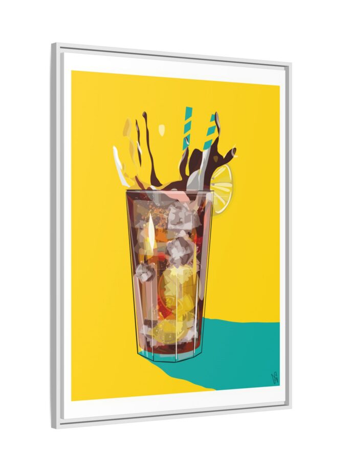 Splash Canvas, Framed