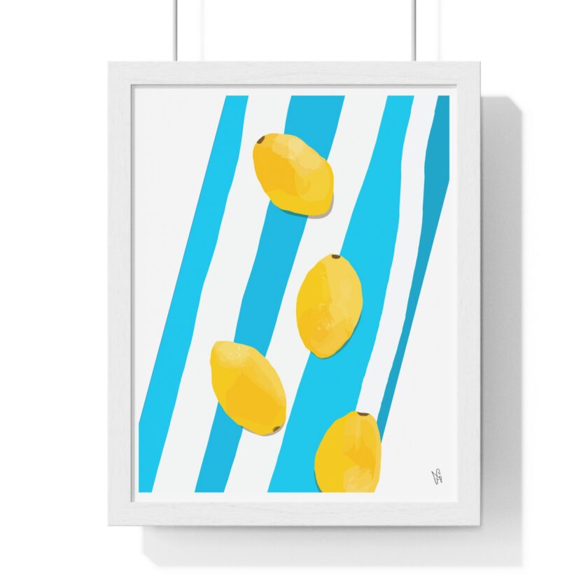 Lemon Water Poster, Framed - Image 4