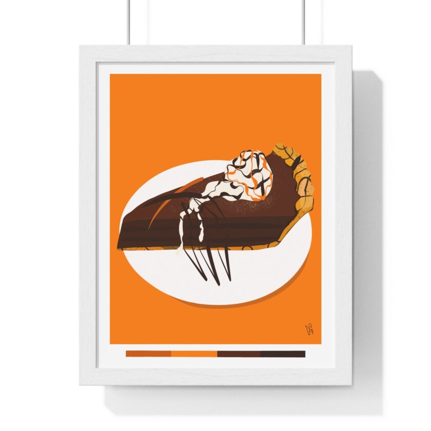 Chocolate Pie Poster, Framed - Image 4