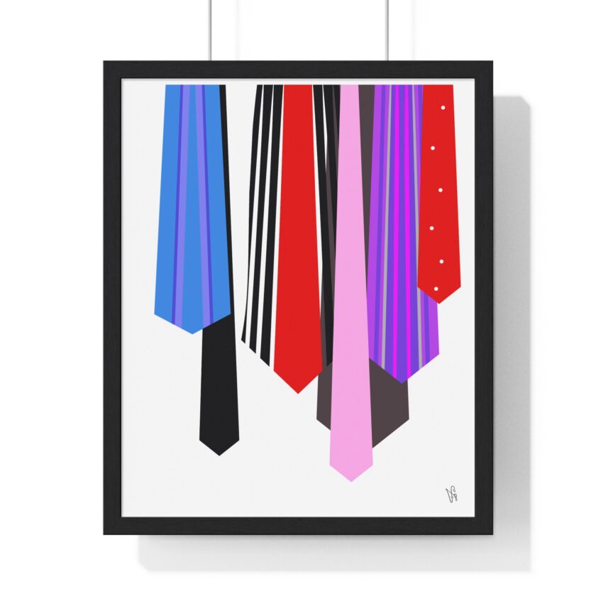 Ties Poster, Framed - Image 19