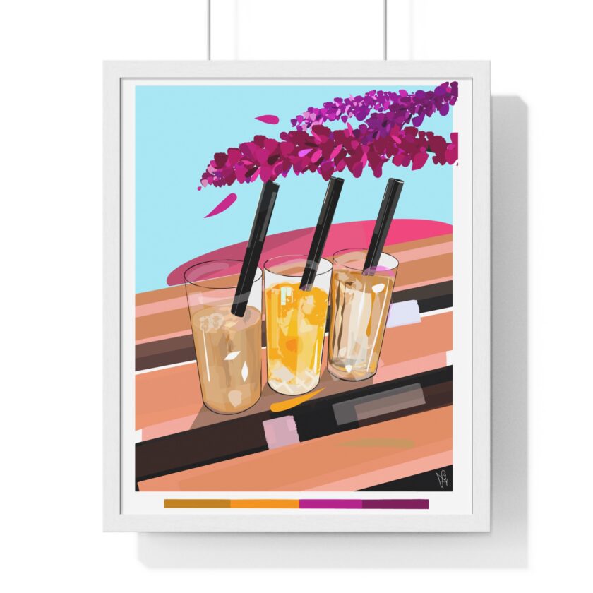 Under The Bugenvilija Poster, Framed - Image 22
