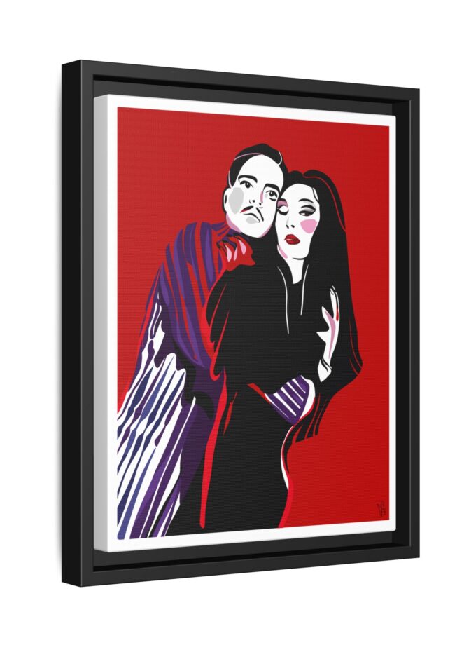 90' Bloody Halloween Canvas, Framed