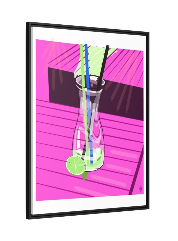 Mojito In Starigrad Canvas, Framed