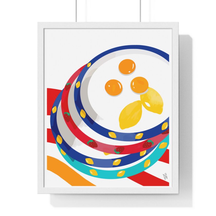 Three Yolks Poster, Framed - Image 22