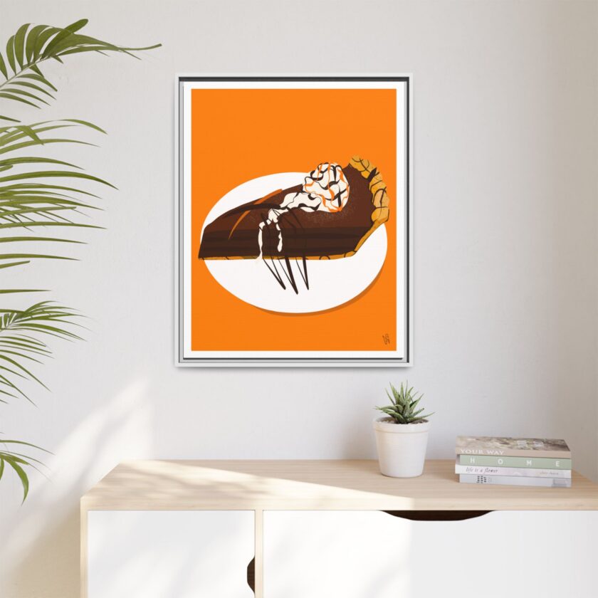 Chocolate Pie Canvas, Framed - Image 71