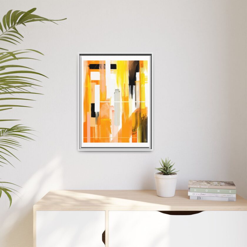 Liquid Gold Canvas, Framed - Image 51