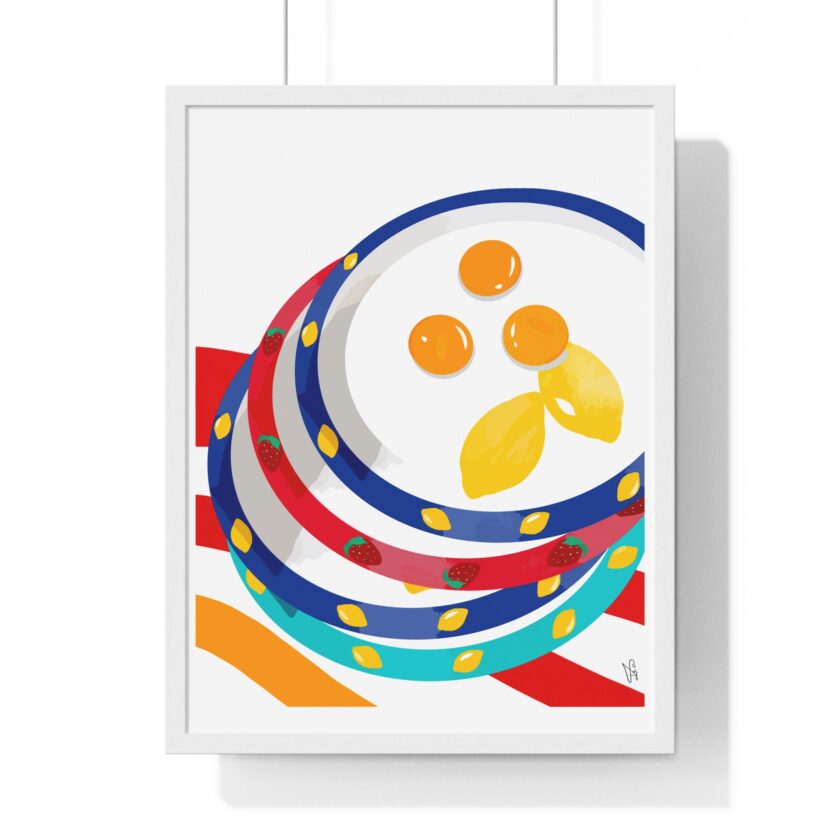 Three Yolks Poster, Framed - Image 10