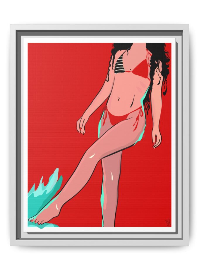 Budva Canvas, Framed