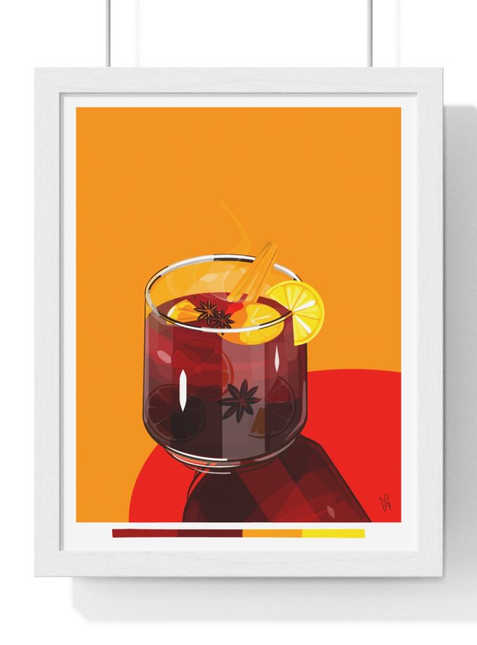 Mulled Wine Poster, Framed