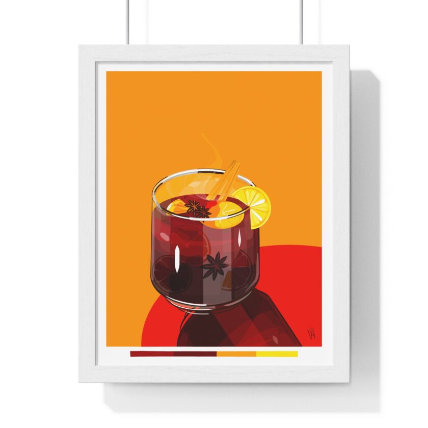 Mulled Wine Poster, Framed - Image 4