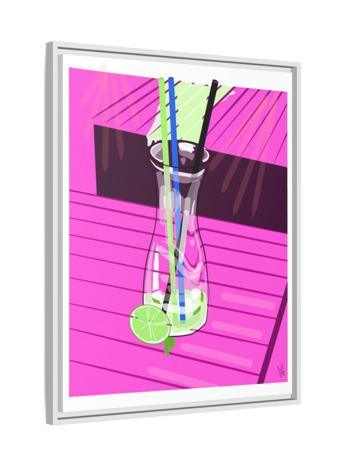 Mojito In Starigrad Canvas, Framed