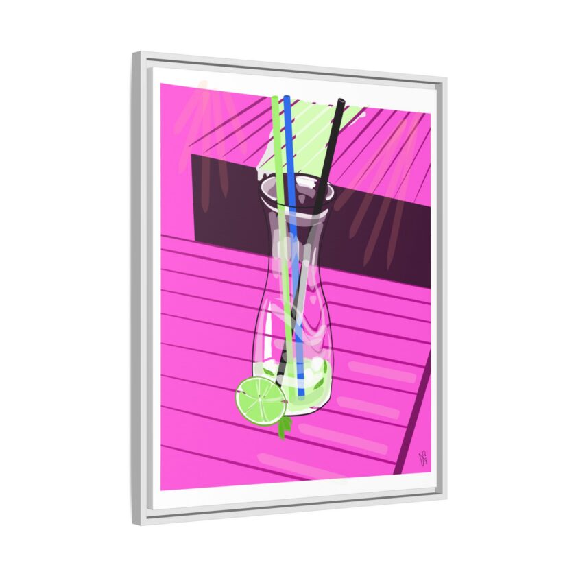 Mojito In Starigrad Canvas, Framed - Image 70