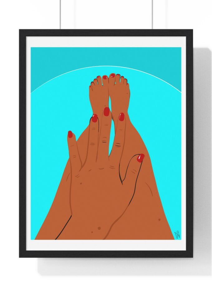 Pool Polish Poster, Framed