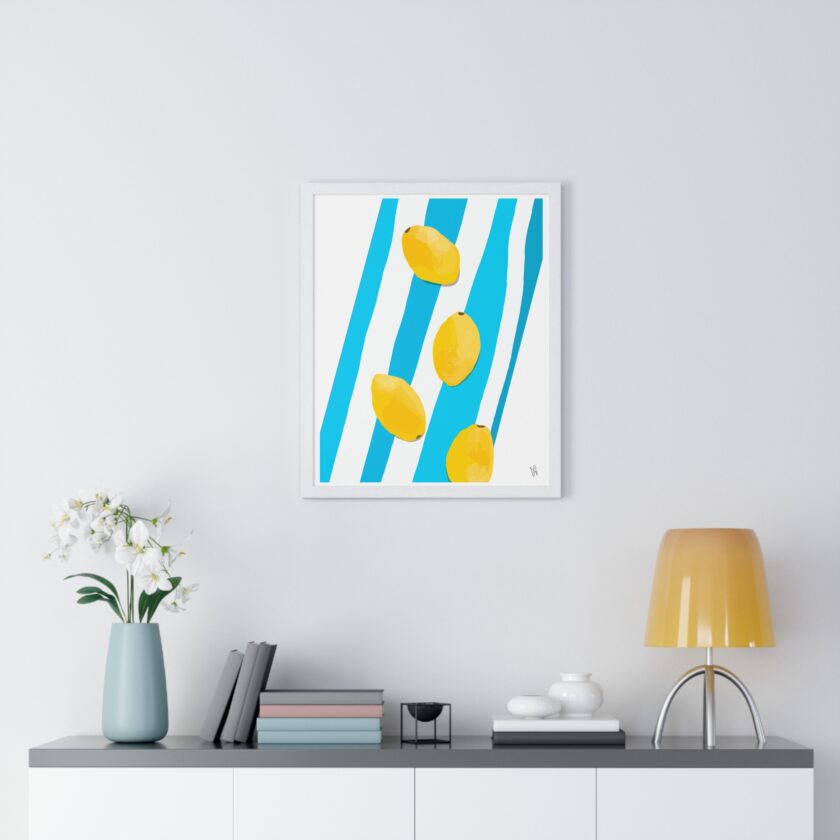 Lemon Water Poster, Framed - Image 23