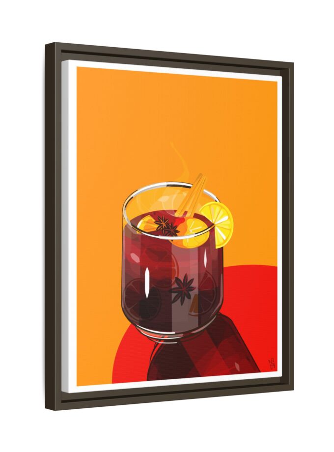 Mulled Wine Canvas, Framed