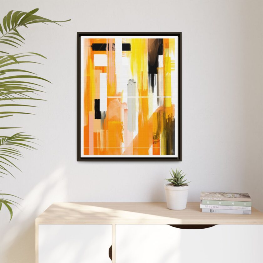 Liquid Gold Canvas, Framed - Image 67