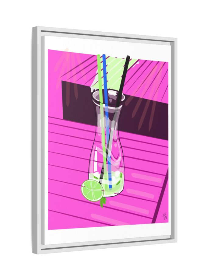 Mojito In Starigrad Canvas, Framed