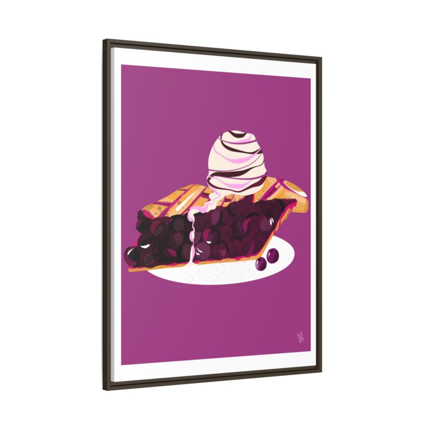 Blueberry Pie Canvas, Framed - Image 54