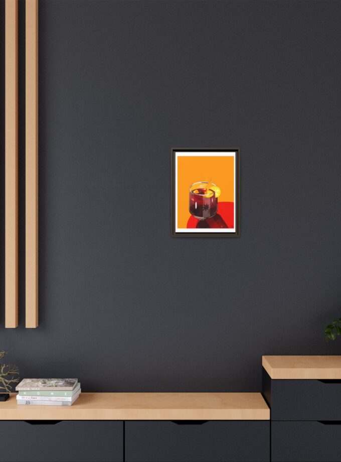 Mulled Wine Canvas, Framed