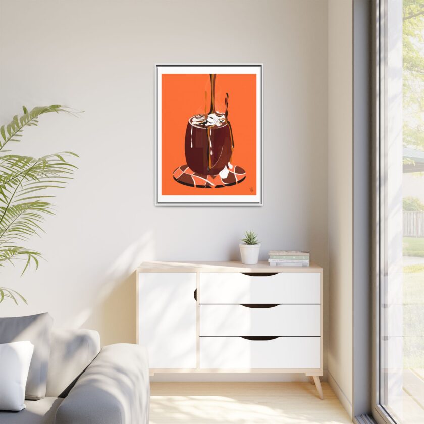 Hot Chocolate Canvas, Framed - Image 59