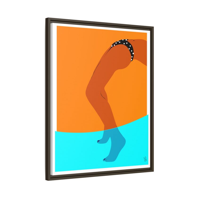 Pool Bridge Canvas, Framed - Image 66