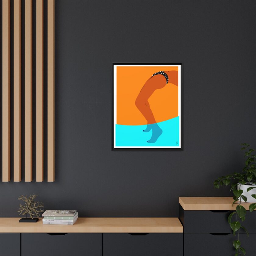 Pool Bridge Canvas, Framed - Image 64