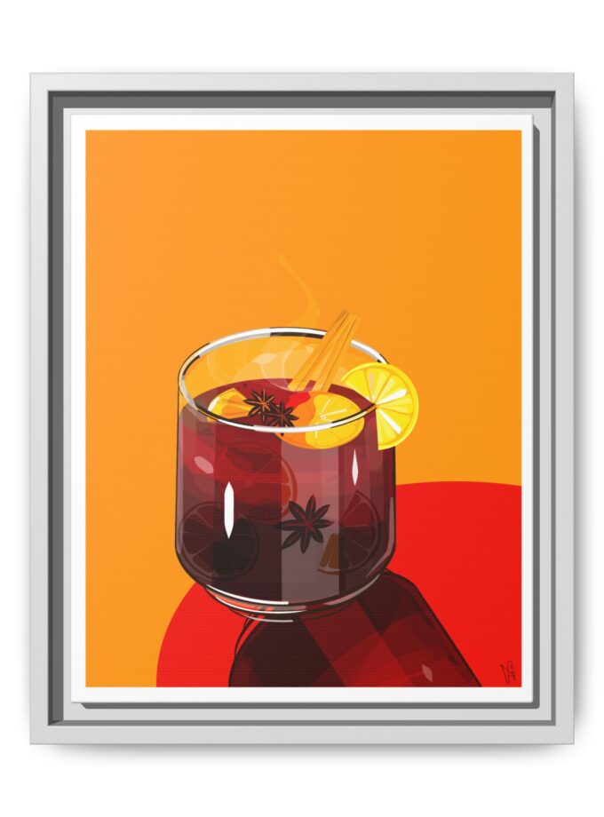 Mulled Wine Canvas, Framed