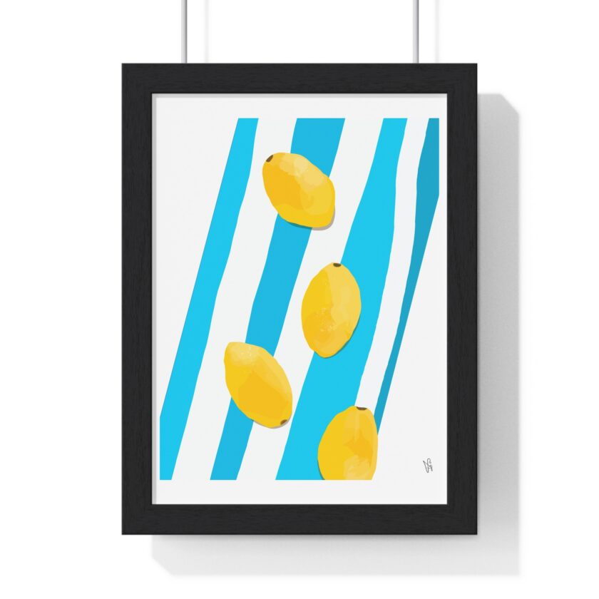 Lemon Water Poster, Framed - Image 13