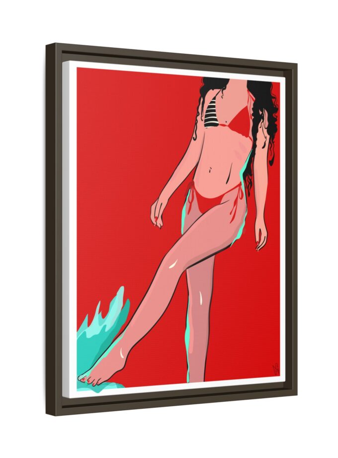 Budva Canvas, Framed