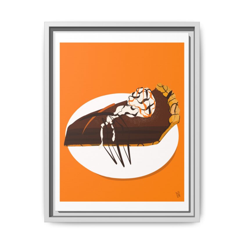 Chocolate Pie Canvas, Framed - Image 33
