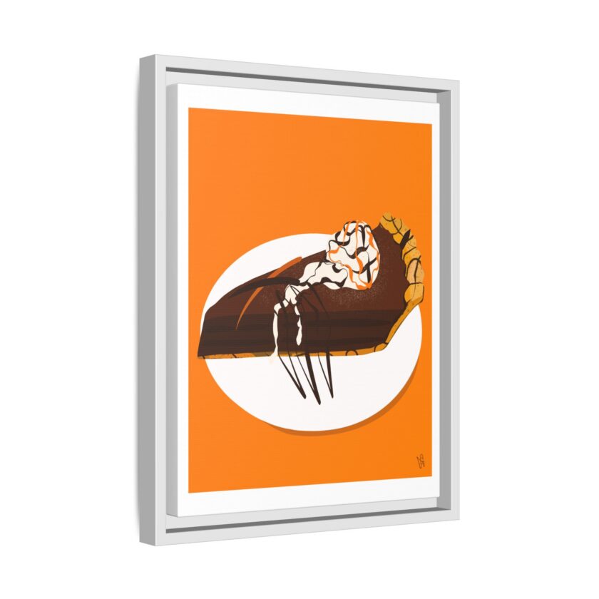 Chocolate Pie Canvas, Framed - Image 34
