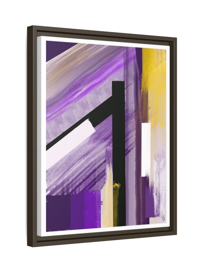 Lilac Canvas, Framed