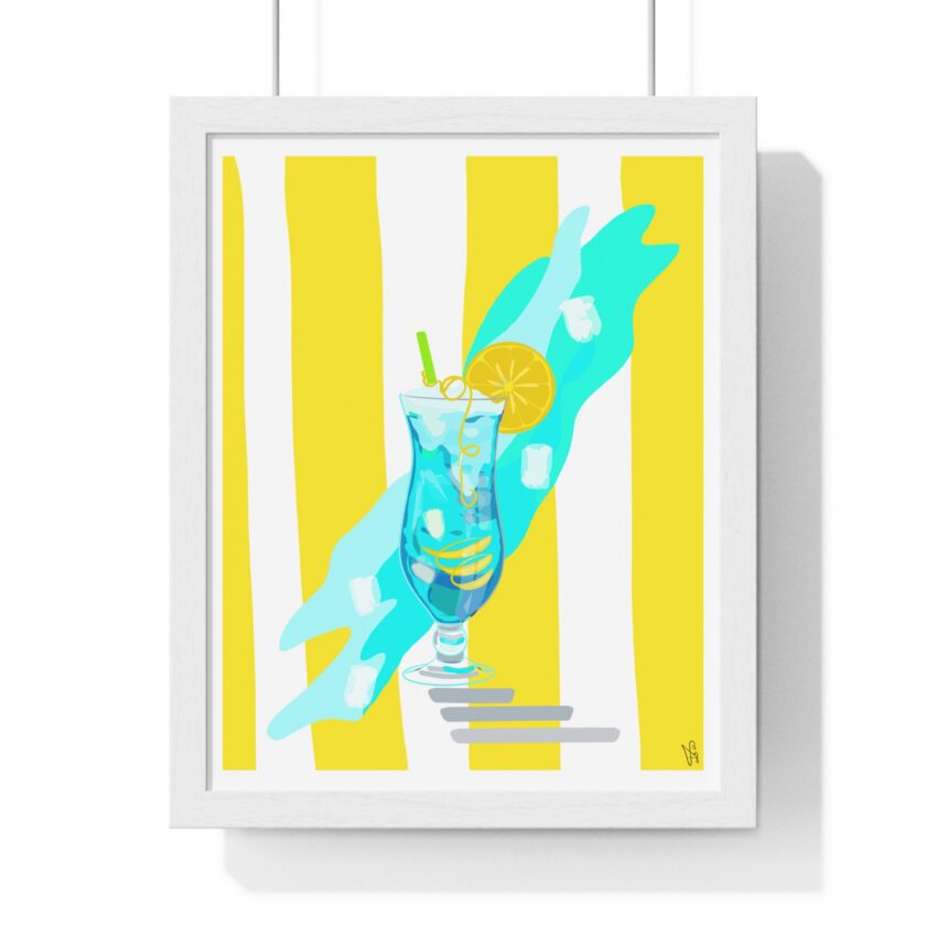 Blue Lagoon Poster, Framed - Image 4