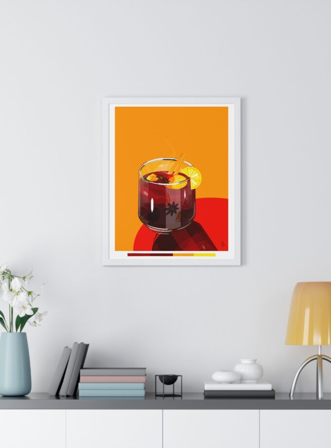 Mulled Wine Poster, Framed
