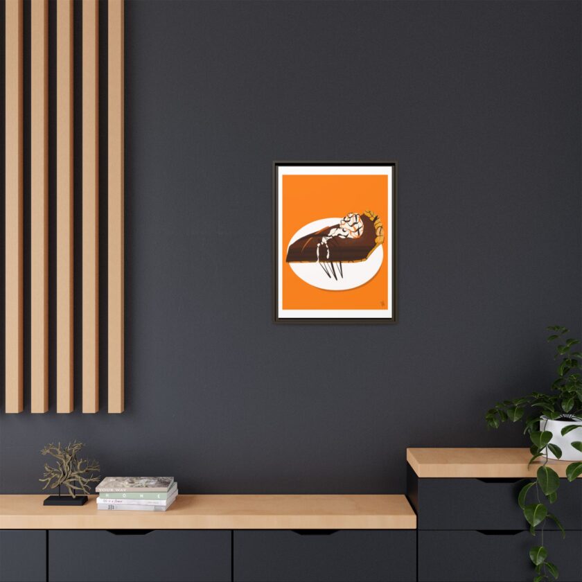 Chocolate Pie Canvas, Framed - Image 48