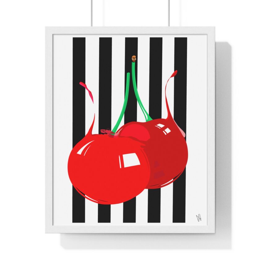 Cherries Poster, Framed - Image 22