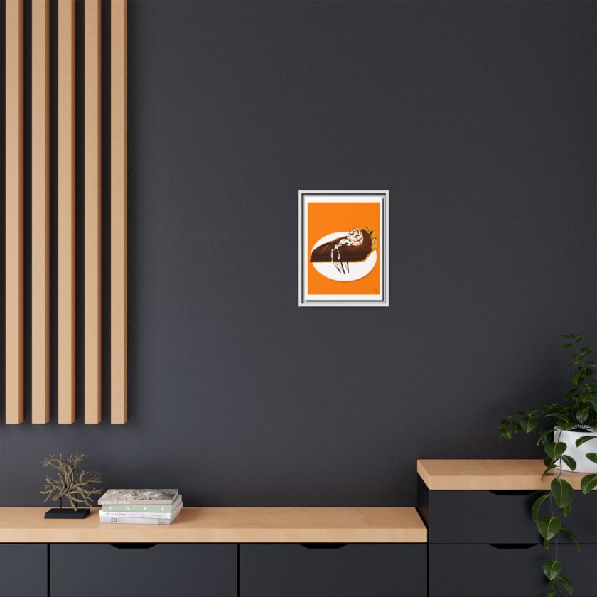 Chocolate Pie Canvas, Framed - Image 36