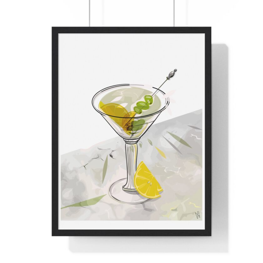 Dirty Martini Poster, Framed - Image 7