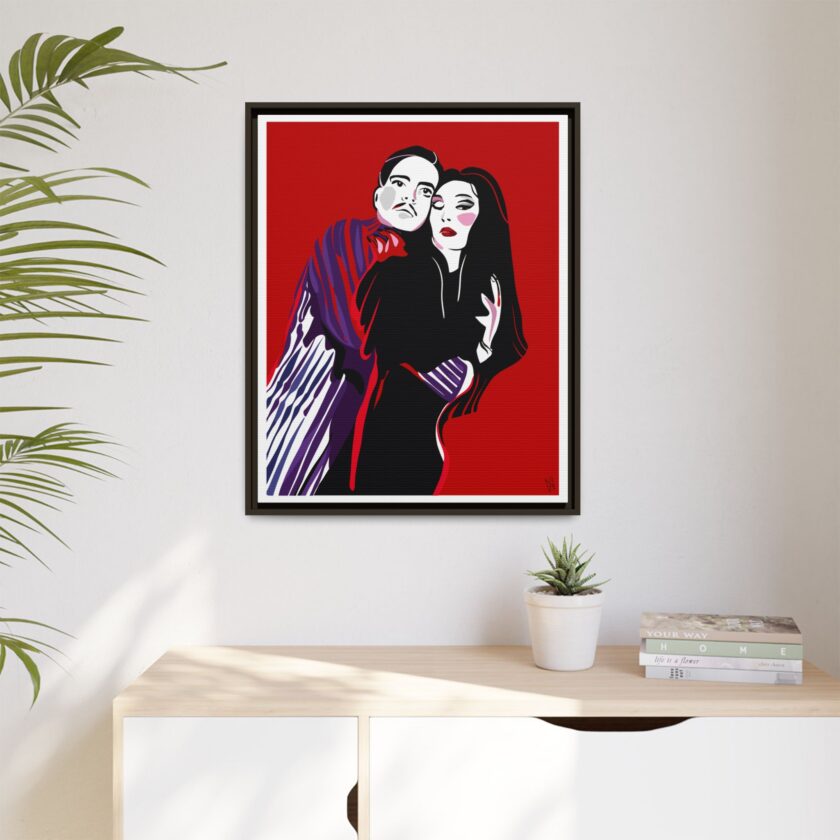 90' Bloody Halloween Canvas, Framed - Image 67
