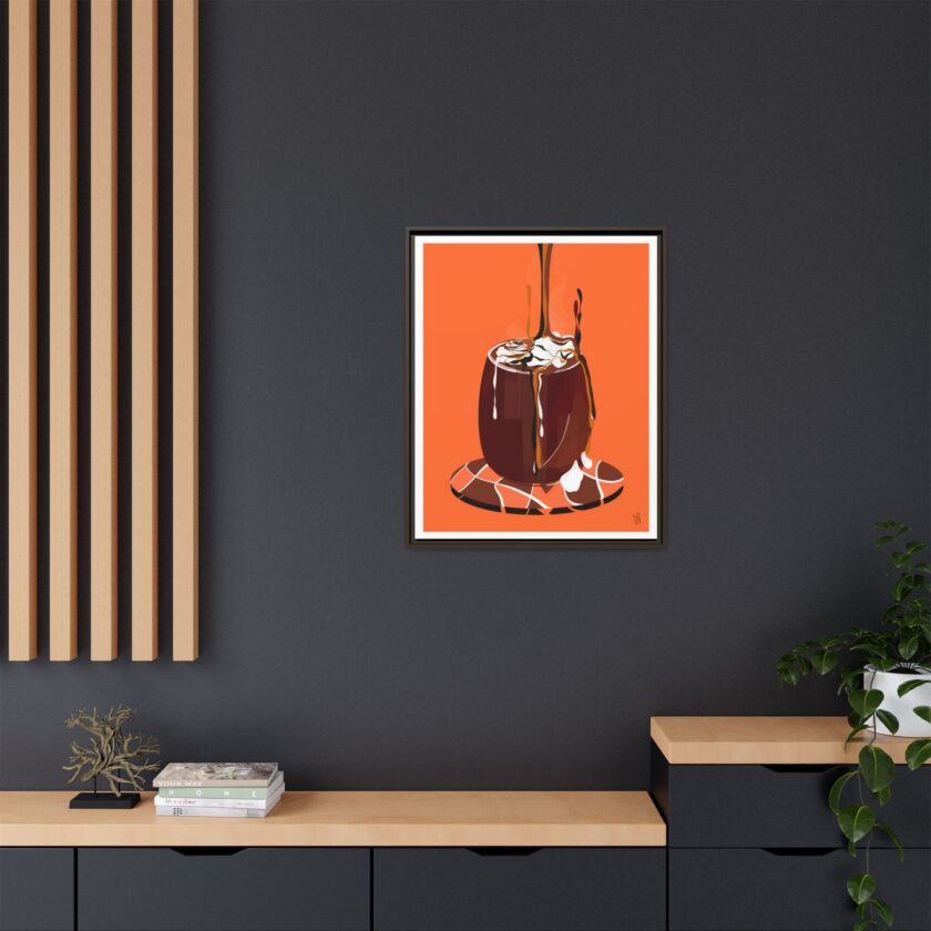 Hot Chocolate Canvas, Framed - Image 68