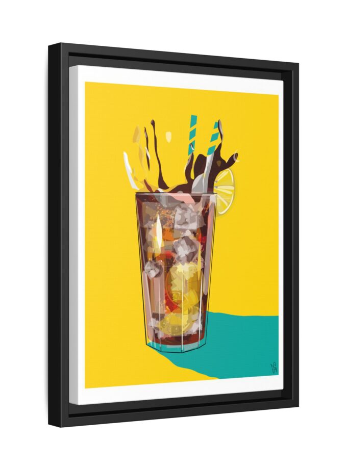 Splash Canvas, Framed