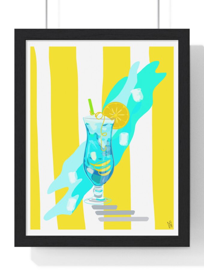 Blue Lagoon Poster, Framed