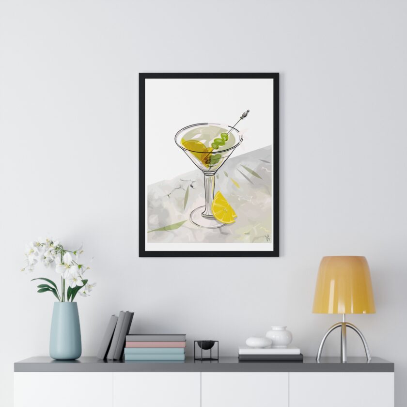 Dirty Martini Poster, Framed - Image 8
